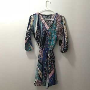 Fun and funky wrap dress.
